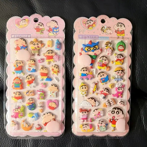 [BUNJANG] Shin-chan 3D Embossed Butt Stickers / 신짱구 3D 입체 엉덩이 스티커