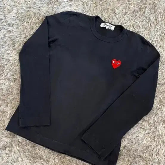[BUNJANG] Comme des Garçons Long Sleeve T-shirt Black / 꼼데가르송
