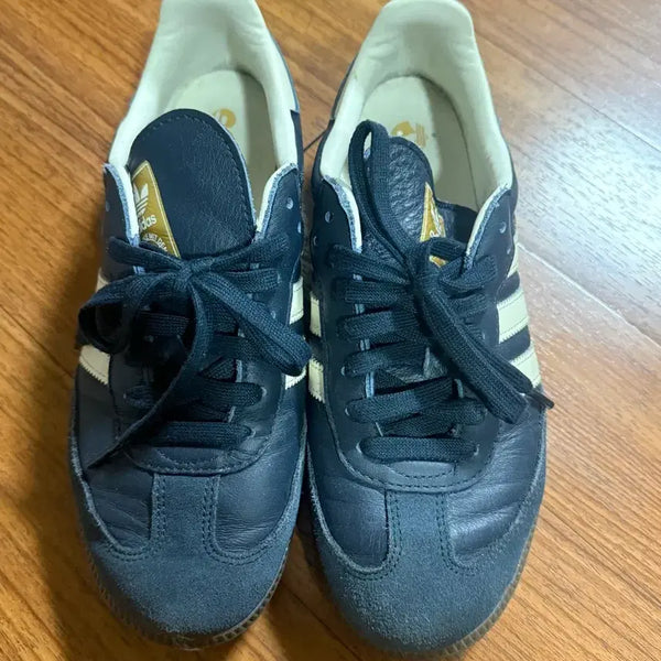 [BUNJANG] Adidas Samba Navy & Cream 265 / 아디다스 삼바 네이비 앤 크림 265