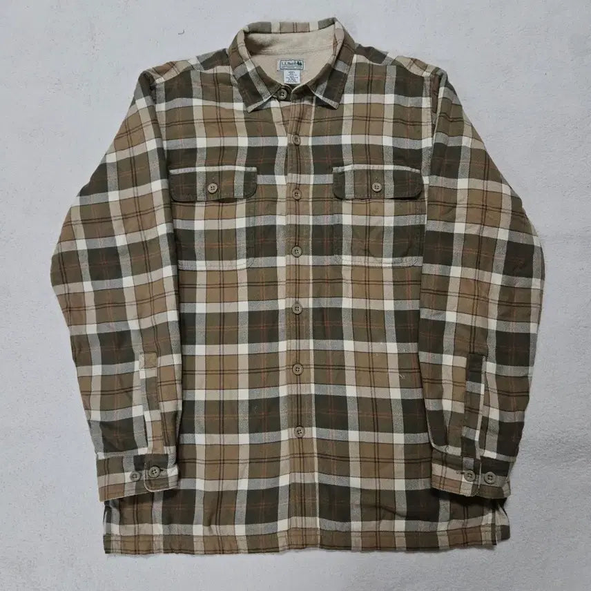 [BUNJANG] LL Bean Flannel Check Shirt Size M / 엘엘빈 플란넬 체크 셔츠 급처