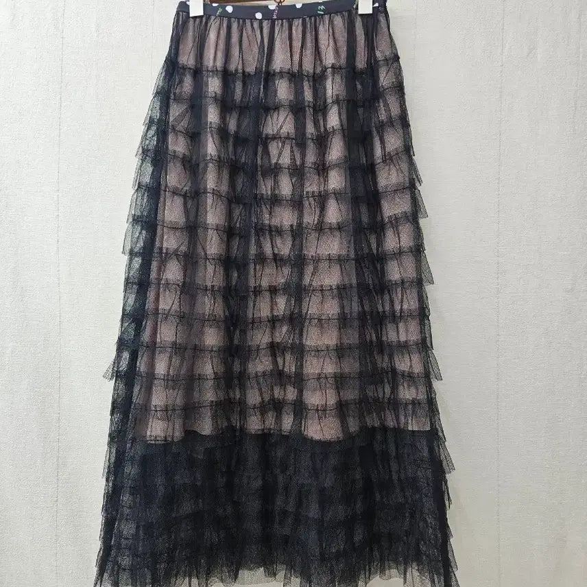[BUNJANG] JILLSTUART Chiffon Lace Tiered Long Skirt / 질스튜어트 쉬폰레이스 캉캉롱스커트 24
