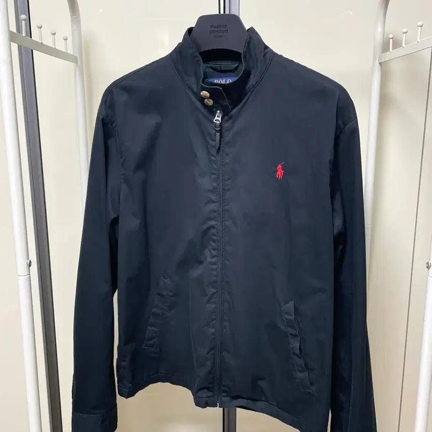 [BUNJANG] Polo Ralph Lauren Twill Barracuda Jacket Black / 폴로 랄프로렌 트윌 자켓 바라쿠다 블랙