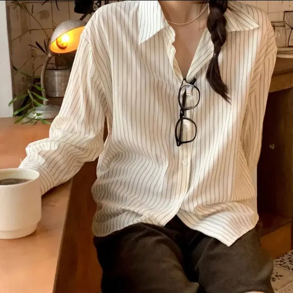 [BUNJANG] Moment Stripe Shirt / 모먼 스트라이프 셔츠