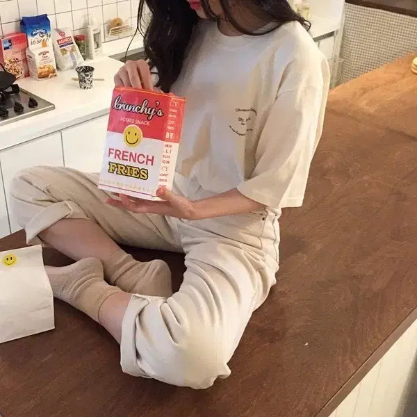 [BUNJANG] Ivory Straight Fit Pants (M) / (조건부 나눔) 아이보리 일자 팬츠 M