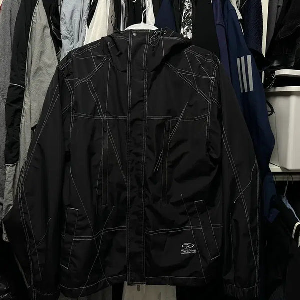 [BUNJANG] Travel 3-Layer Summit More Lining Windbreaker Black / [M] 트래블 3 레이어 써밋 모어 라이닝 윈드 브레이커 블랙
