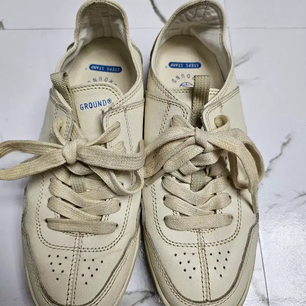 [BUNJANG] Mother Ground Women's Leather Sneakers / 마더 그라운드 여성 레더 스니커즈 225