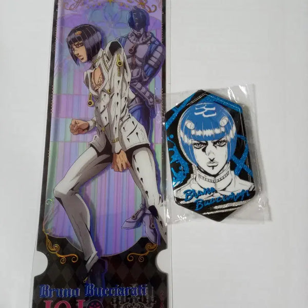[BUNJANG] JoJo's Bizarre Adventure Part 5 Bucciarati Ticket & Badge Set (Unsealed) / 죠죠 5부 부차라티 티켓 & 뱃지 세트 미개봉
