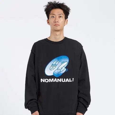 [BUNJANG] No Manual Long Sleeve T-shirt / 노매뉴얼 롱슬리브티