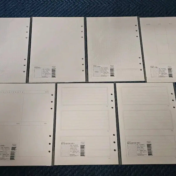 [BUNJANG] Biondi A5 6-Hole Binder Refill Paper / 비온뒤 A5 6공다이어리 속지