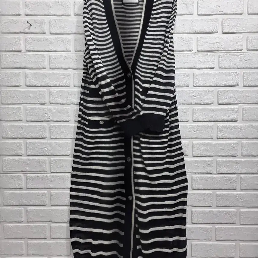 [BUNJANG] Karl Lagerfeld 2022 Summer Long Cardigan / 2022년 칼라거펠트   여름 롱가디건55ㅡ77