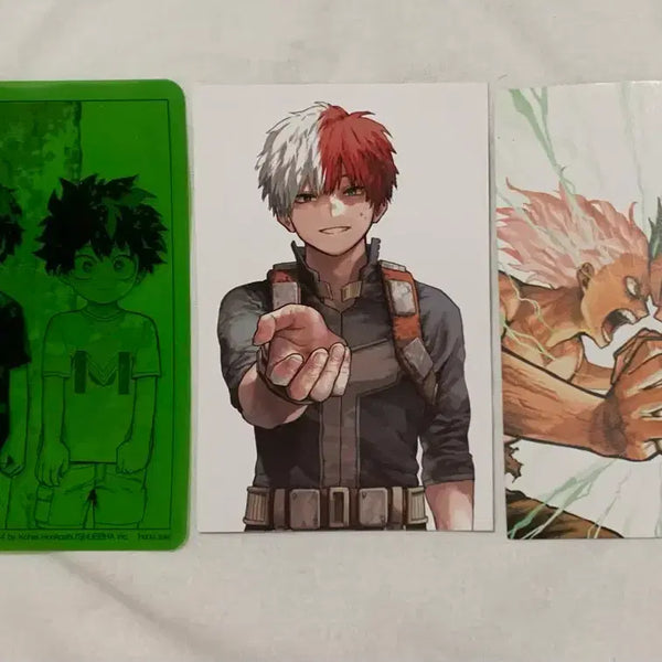 [BUNJANG] My Hero Academia Izuku Midoriya Shoto Todoroki Postcard Set / 나의 히어로 아카데미아 엽서 나히아 히로아카 데쿠 토도로키