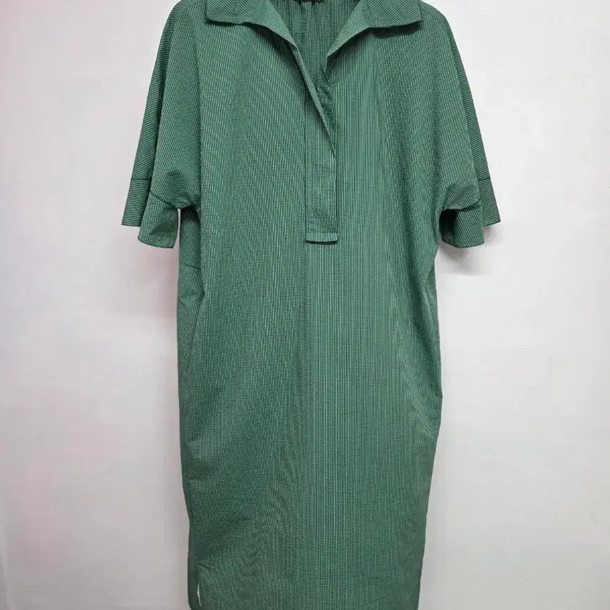[BUNJANG] Izod Barbara Seersucker Green Dress / 아이잗바바 시어서커 그린 원피스 55