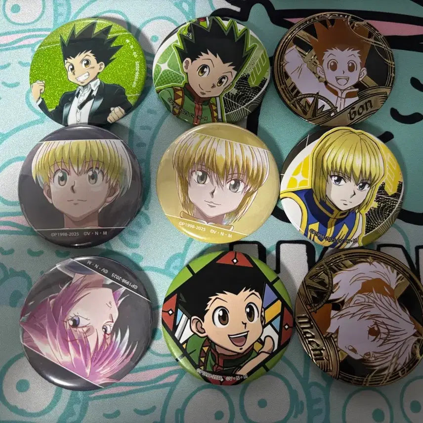 [BUNJANG] Hunter x Hunter Badge Bundle Set / 헌터헌터 뱃지 일괄
