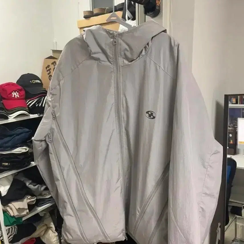 [BUNJANG] Sansan Gear 22FW Zipper Jacket Light Grey Size 3 / 산산기어 지퍼 자켓 라이트 그레이 - 22FW 3사이즈