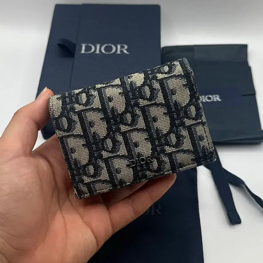 [BUNJANG] Dior Oblique Business Card Holder / 디올 오블리크 비지니스 카드지갑