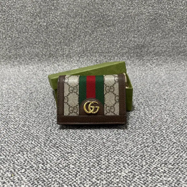 [BUNJANG] Gucci GG Ophidia Women's Bifold Wallet Cardholder / 새상품급 구찌 GG 오피디아 여성 중지갑 지갑 카드지갑