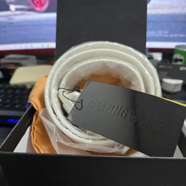 [BUNJANG] Amazing Golf Automatic Buckle Belt / 어메이징 골프 자동버클 벨트