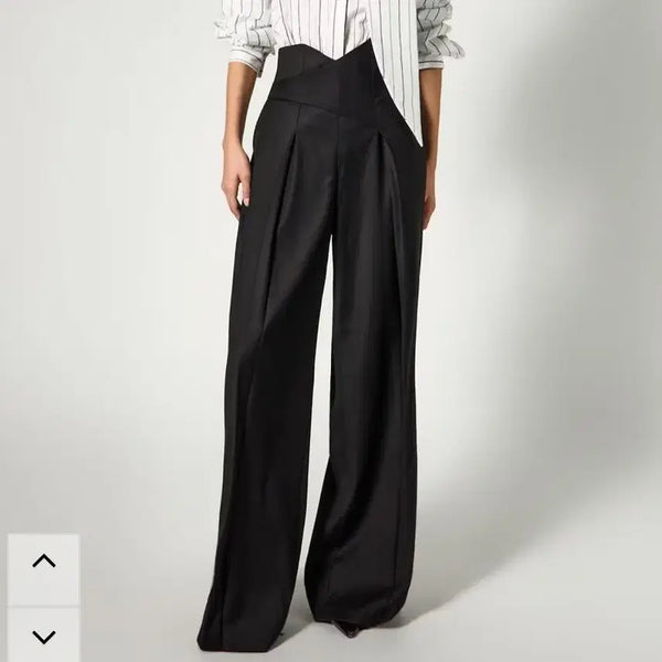[BUNJANG] DINT High-Waisted Slacks Black / DINT트 하이웨스트 슬랙스