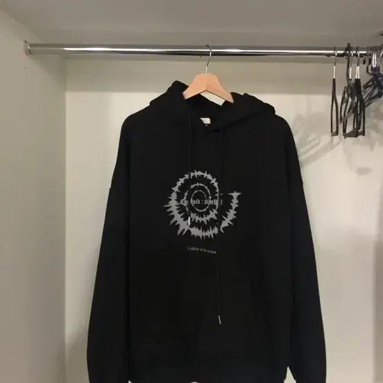 [BUNJANG] Streetwear Hoodie Black / 스트릿 후드티 블랙