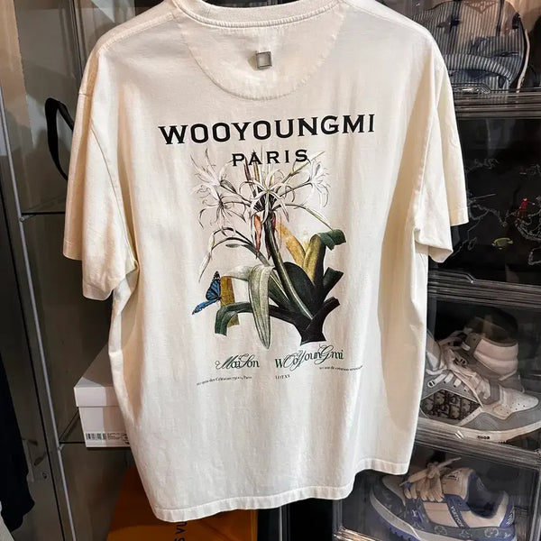 [BUNJANG] Wooyoungmi 23SS Flower T-Shirt Size 50 / 우영미 플라워 반팔티 23ss 50사이즈