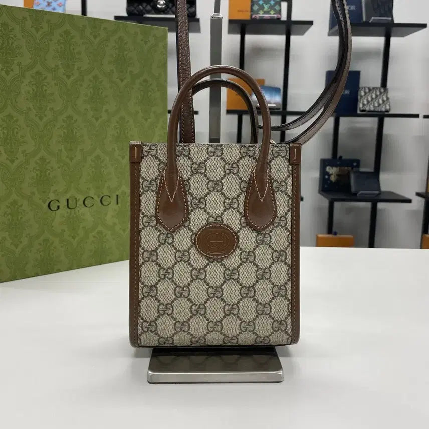 [BUNJANG] Gucci Interlocking Mini Tote Bag / [상태좋음/최저가] 구찌 인터로킹 미니 토트백