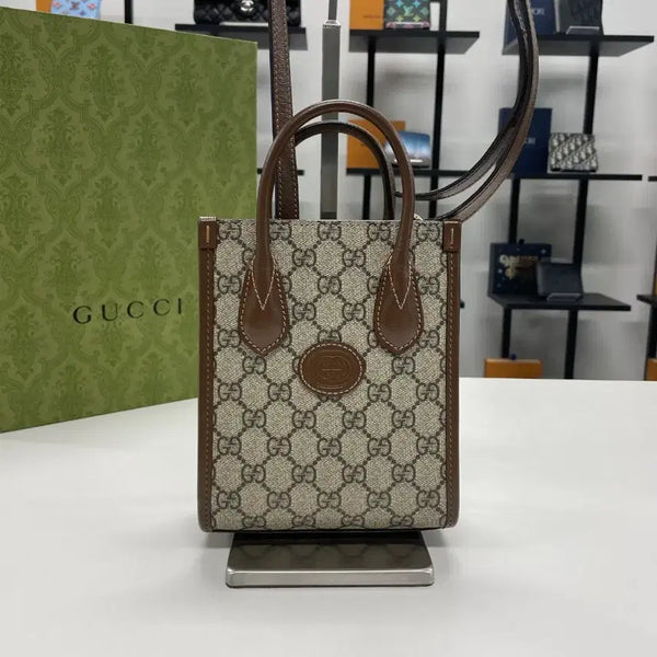 [BUNJANG] Gucci Interlocking Mini Tote Bag / [상태좋음/최저가] 구찌 인터로킹 미니 토트백