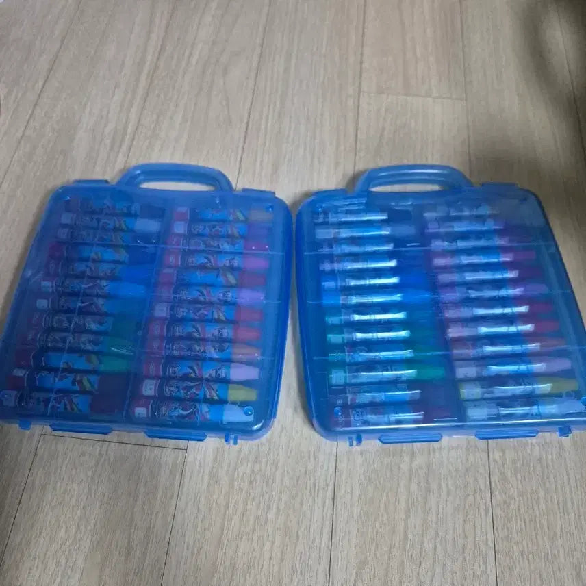 [BUNJANG] Donga Bbaekkom Crayons - 24 Colors (Set of 2) / 새상품)동아 빼꼼 크라파스 24색 (2개)