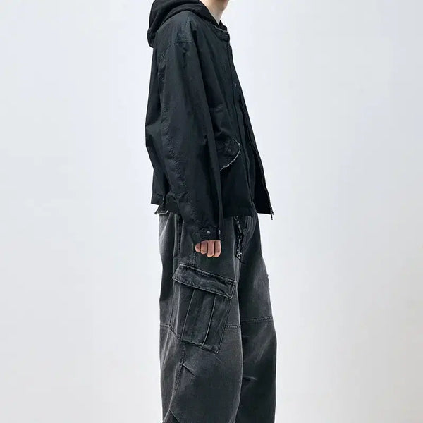 [BUNJANG] Haechi Room Mil Pants Denim Ash Grey / 해칭룸 Mil Pants Denim Ash Grey