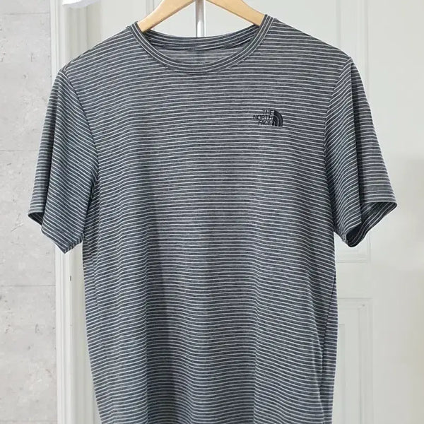 [BUNJANG] The North Face Functional Stripe T-Shirt Size 95 / 노스페이스 기능성 스트라이프 반팔티 95