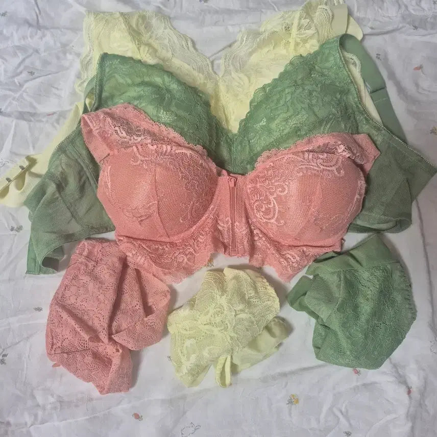 [BUNJANG] Lace Bra and Panty Set / 레이스 브라 팬티 세트
