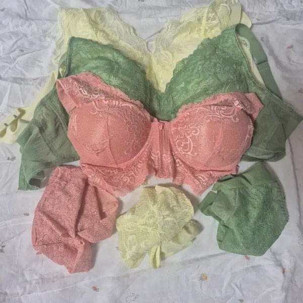 [BUNJANG] Lace Bra and Panty Set / 레이스 브라 팬티 세트