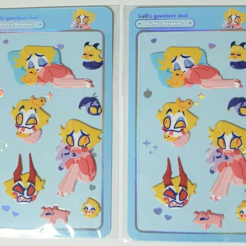 [BUNJANG] Hazbin Hotel Lucifer 3D Sticker / 해즈빈호텔 루시퍼 입체 스티커