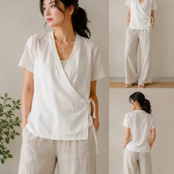 [BUNJANG] ARKET Wrap Design Blouse EUR 40 / 새옷)아르켓 랩 디자인 블라우스 EUR 40 77