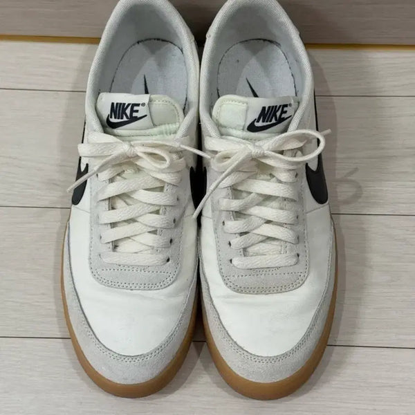 [BUNJANG] Nike Killshot 2 Leather Sail Oil Grey Sneakers (260mm) / [실착1회] 나이키 킬샷 2 레더 세일 오일 그레이 검260 운동화 스니커즈