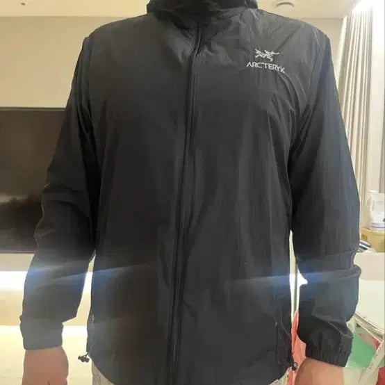 [BUNJANG] Arc'teryx Windbreaker Jacket Black / 아크테릭스 바람막이 자켓 블랙
