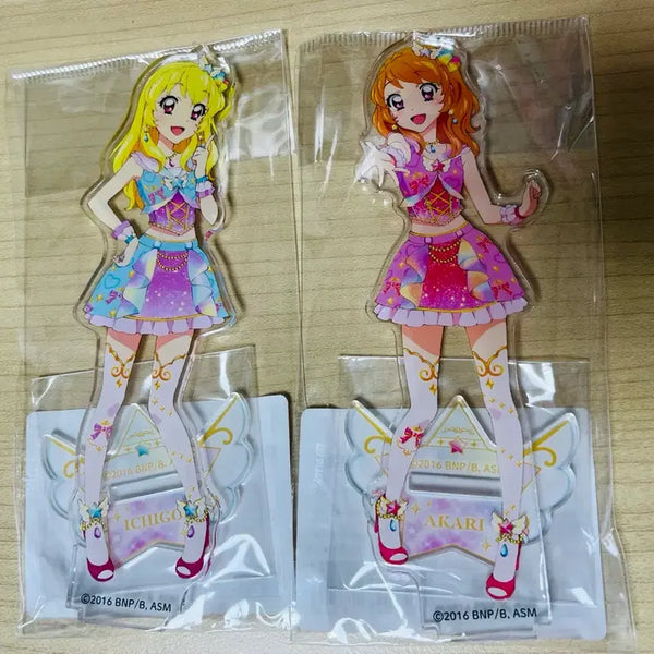 [BUNJANG] Aikatsu Stars! Movie Limited Edition Magical Coord Acrylic Stand - Ichigo & Akari / 아이카츠 스타즈 극장판 이치고 아카리 한정판 아크릴 매지컬 코디