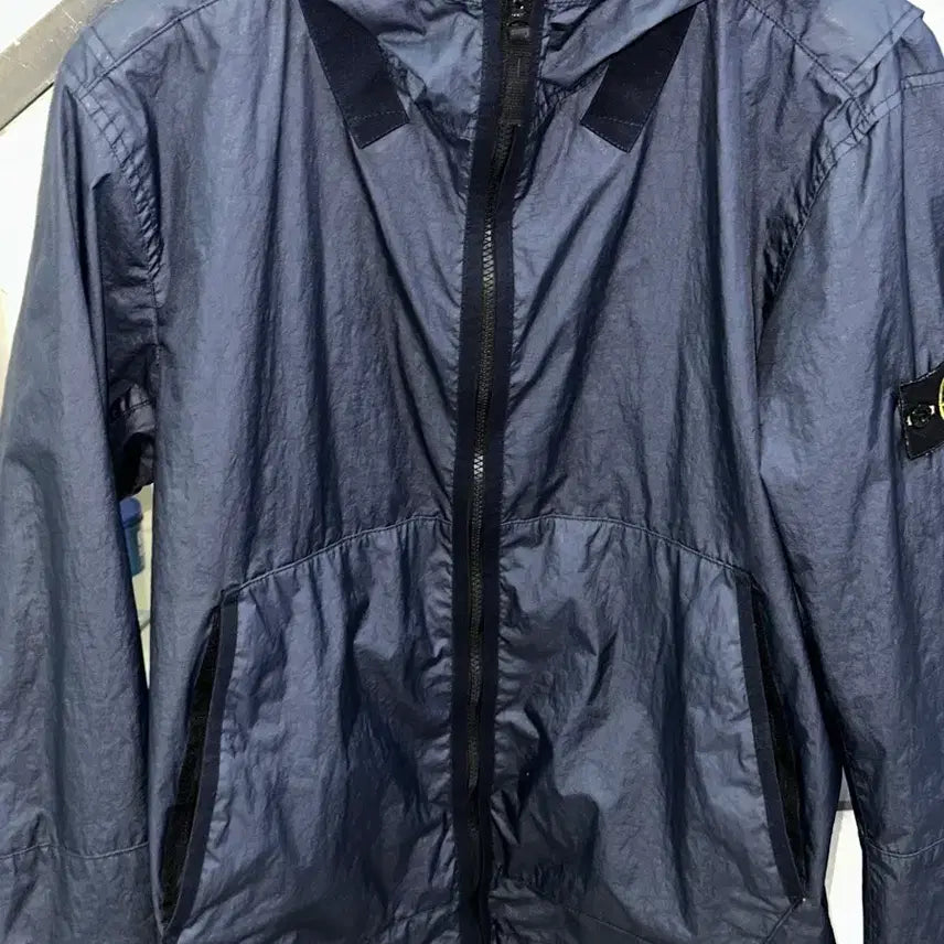 [BUNJANG] Stone Island 21SS Membrana 3L TC Jacket Storm Blue L / 21SS 스톤아일랜드 멤브라나 3L TC 바람막이 스톰 블루 L
