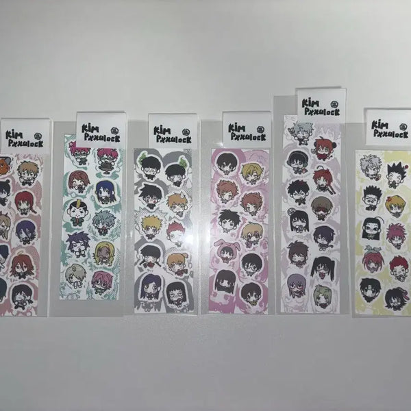 [BUNJANG] Kim Bulok Stickers Bundle Set (Chainsaw Man, The Disastrous Life of Saiki K., Mob Psycho 100, Ouran High School Host Club, Gintama, Hunter x Hunter) / 김부록 스티커 체인소맨 사이키쿠스오 몹싸 오란고교 은혼 헌터헌터