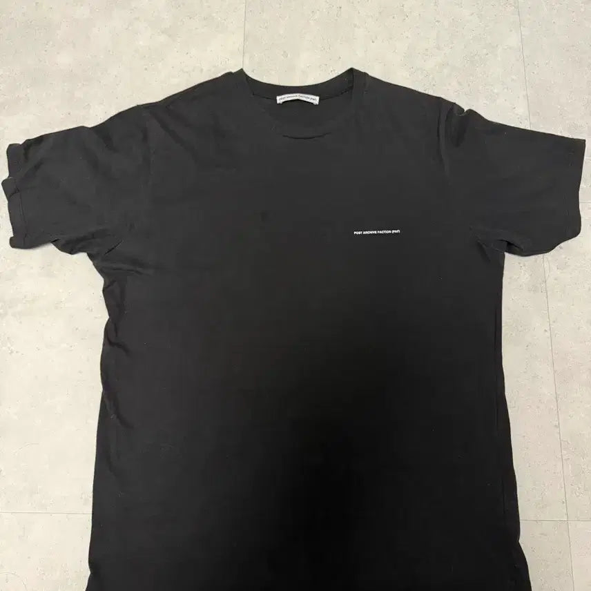 [BUNJANG] Post Archivep Faction (PAF) Souvenir T-Shirt Spring 2025 Paris Edition Black L / [L] 포스트 아카이브 팩션 (파프) 수베니어 티셔츠 2025 스프링 파리 에디션 블랙