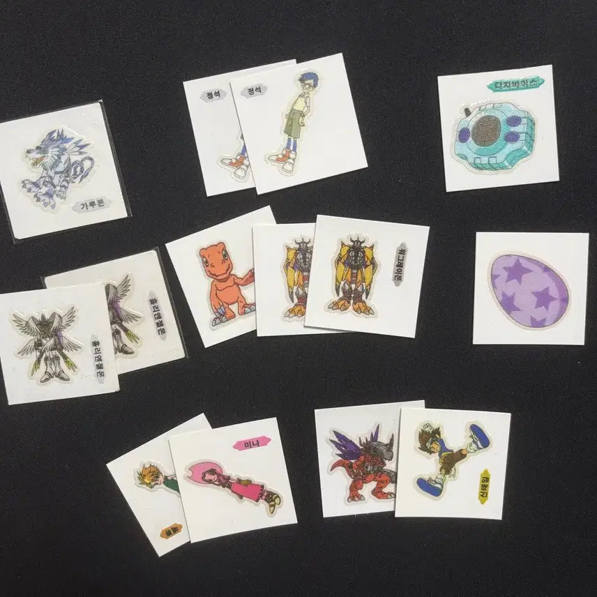 [BUNJANG] Shani Digimon Bread Sticker (Old Version) / #샤니 구버전 디지몬빵씰 띠부씰/띠부띠부씰 판매