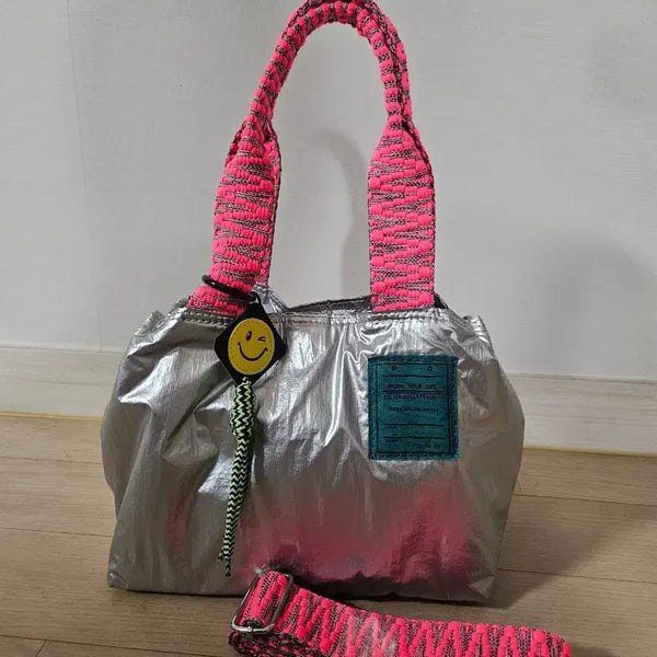 [BUNJANG] Silver Tote Bag / (새상품)실버 토트백