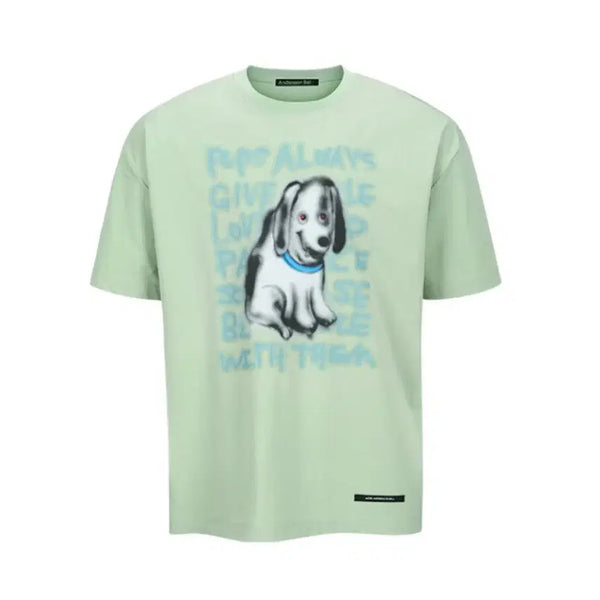 [BUNJANG] Andersson Bell Unisex Puppy T-Shirt Mint / 앤더슨벨 UNISEX PUPPY T-SHIRT MINT