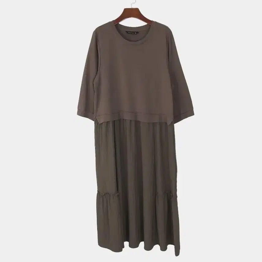 [BUNJANG] Briel T-shirt Layered Dress / 브리엘 티셔츠레이어드 원피스66