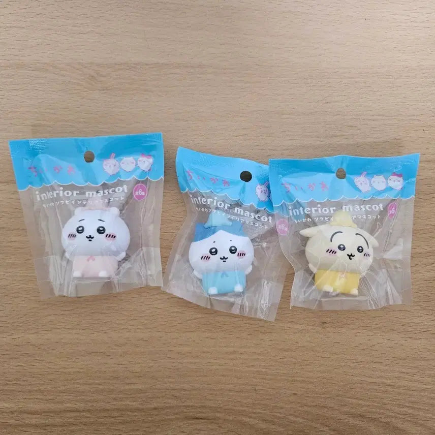 [BUNJANG] Chikawa Hachi Usagi Soft Vinyl Figure 3-Piece Set (Sealed) / 치이카와 치이 하치 우사기 소프비 피규어 3종 세트 (미개봉) #1