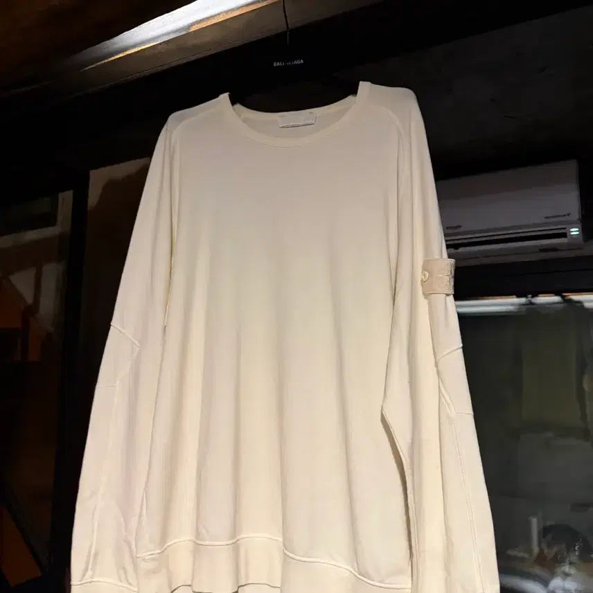 [BUNJANG] Stone Island Ghost Piece Sweatshirt White / L 스톤아일랜드 고스트피스 맨투맨