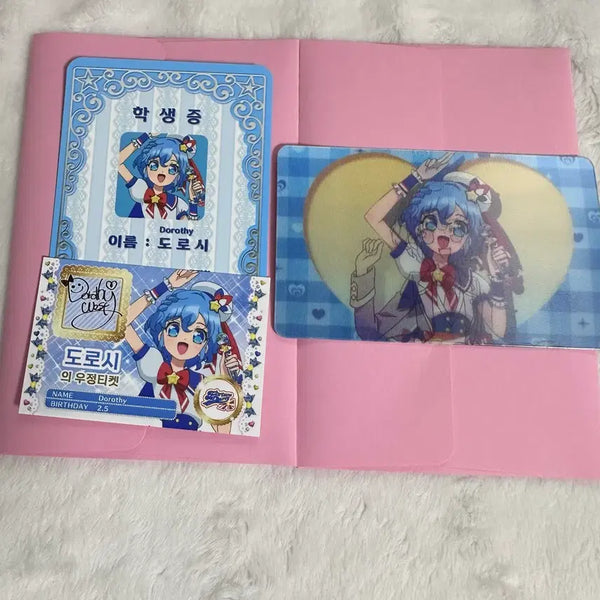 [BUNJANG] Starpara Dorothy Lenticular Card Bundle Set - Student ID & Friendship Ticket / 스타파라 특전 일괄 프리파라 도로시 렌티큘러 카드 학생증 우정티켓