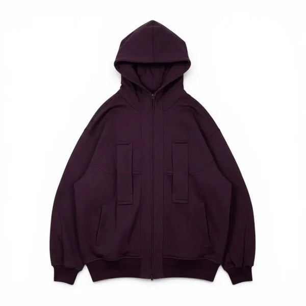 [BUNJANG] Songzio Homme 22FW Burgundy Hooded Zip-Up / (100) Songzio Homme 22FW 버건디 후드 집업