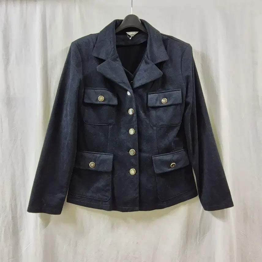 [BUNJANG] Vintage Black Two-Piece Jacket Vest Set / 일본 구제 빈티지 블랙 투피스 자켓 베스트 세트