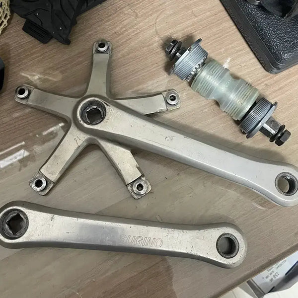 [BUNJANG] Sugino Grand Mighty Crankset / 스기노 그랜드마이티 크랭크 암비비셋 팝니다