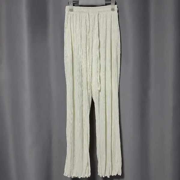 [BUNJANG] Pleated Wide-Leg Pants / 주름 플리츠 와이드 팬츠